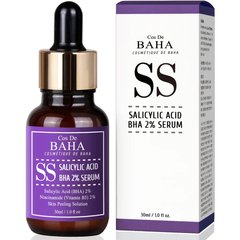Кислотна сироватка з саліциловою кислотою Cos De BAHA BHA Salicylic Acid 2% Exfoliant Serum (SS) 30 ml