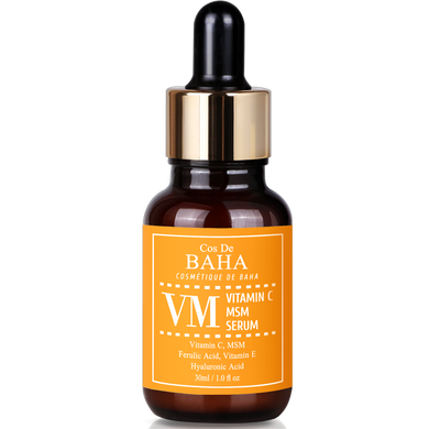 Сироватка для обличчя з вітаміном С, феруловою кислотою та вітаміном Е COS DE BAHA Vitamin C MSM Serum 30 мл