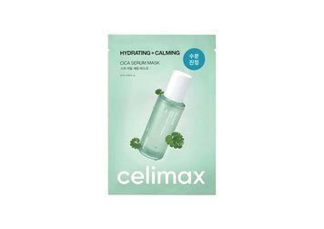 Заспокійлива тканинна маска для обличчя CELIMAX The Real Cica Calming Serum Mask