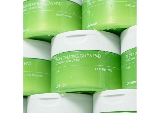 Заспокійливі тонер-пади CELIMAX The Real Noni Calming Glow Pad