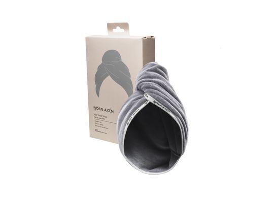 Тюрбан для волосся BJORN AXEN Hair Towel Wrap Сірий