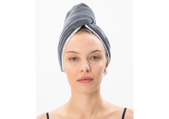 Тюрбан для волосся BJORN AXEN Hair Towel Wrap Сірий